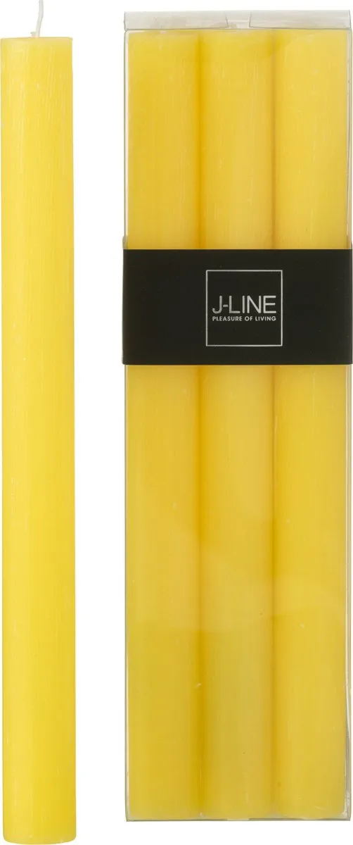 J-Line tafelkaars - geel - 9U - doos van 6