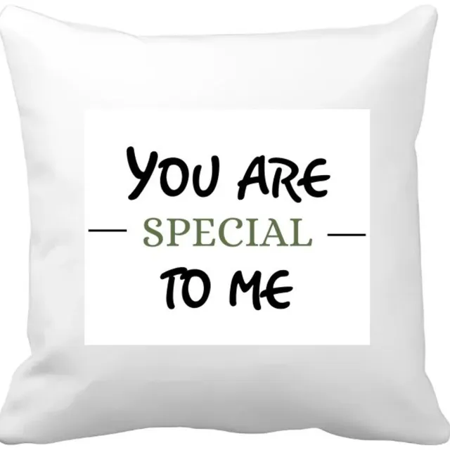 Akyol you are special Kussen hoes - Liefde - speciaal iemand - valentijnsdag - verjaardagscadeau - cadeau voor vriendin/vriend - 40 bij 40 cm Multicolor