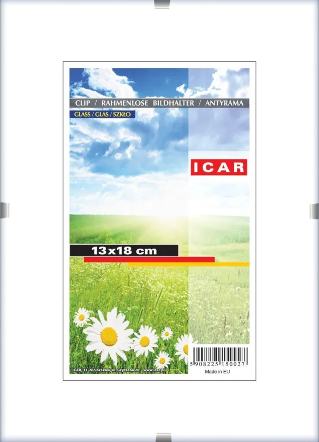 Icar Randloze Fotolijst Ant S 18x24 cm Transparant