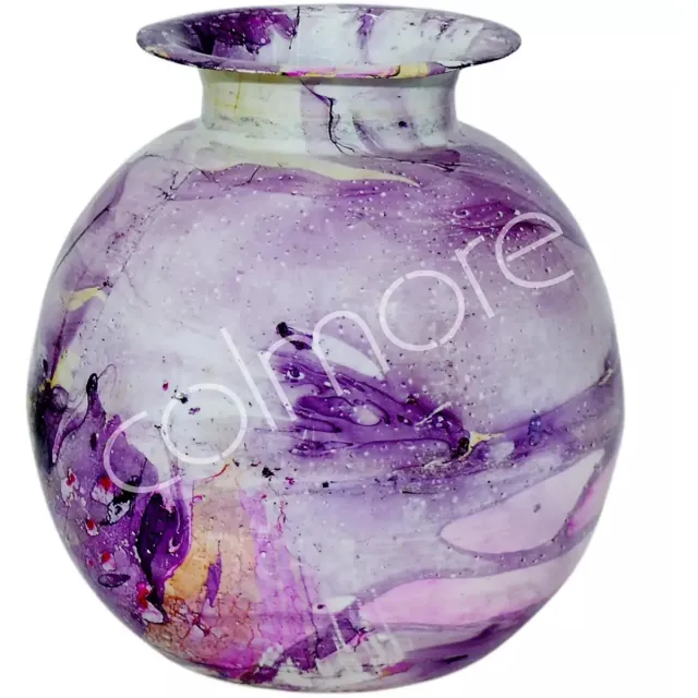 Colmore by Diga vaas-Iron lilac enamel-Ø26x26x28cm paars