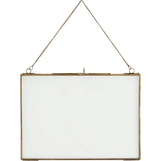 Madam Stoltz fotolijst (21x29,5 cm) Antiek brass