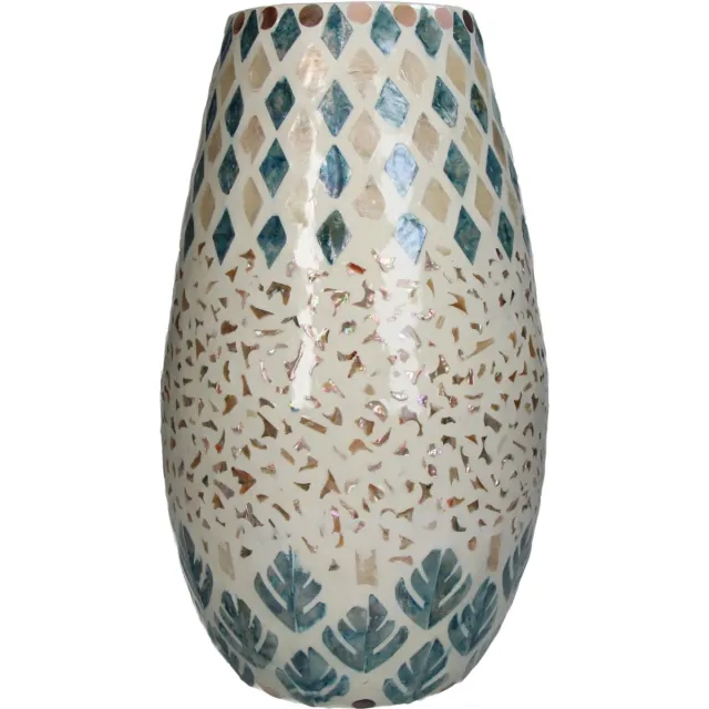 HD Collection Vaas Capiz Multi 20x20x35cm