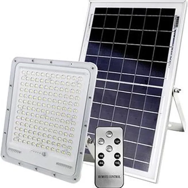 ABC-Led 200W solar schijnwerper - Hybride 230V - 4500 Lumen - Neutraal wit