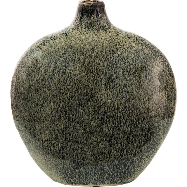 Clayre & Eef Vaas 23x11x26 cm Groen Keramiek Decoratie Vaas
