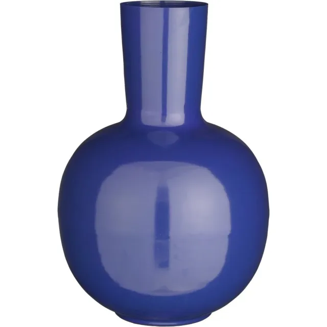 Mica Decorations Dara Vaas - 38x38x57 cm - Ijzer - Blauw
