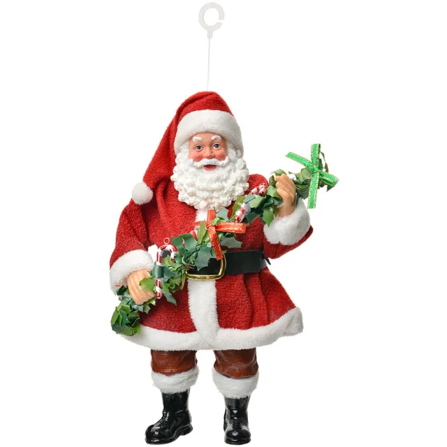 Clayre & Eef Kersthanger 17 cm zwart