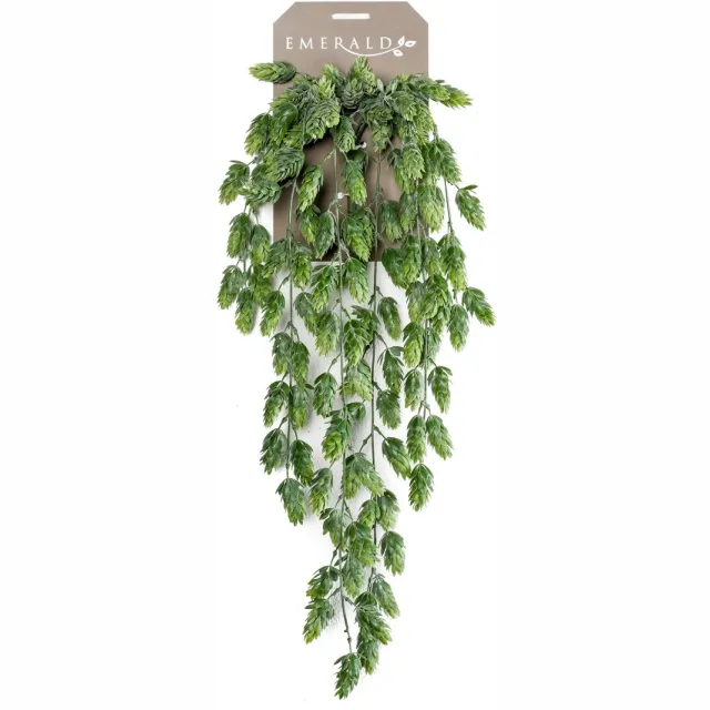 Emerald Kunst Hangplant Hop 70cm - Kunstplant voor binnen Groen