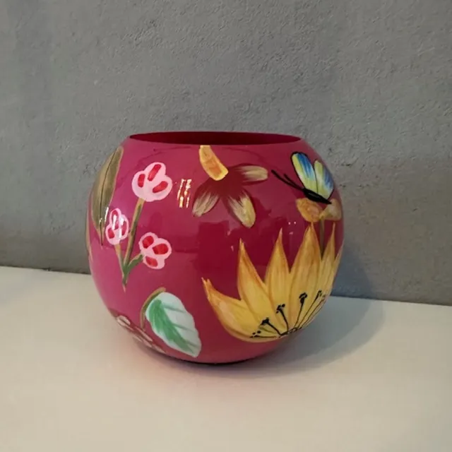 Colmore by Diga Colmore - Vaas - Handbeschilderd - Fuchsia