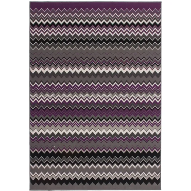 Dutch XXL Retro Vloerkleed | Tapijt | Now | Zigzag | Multikleur