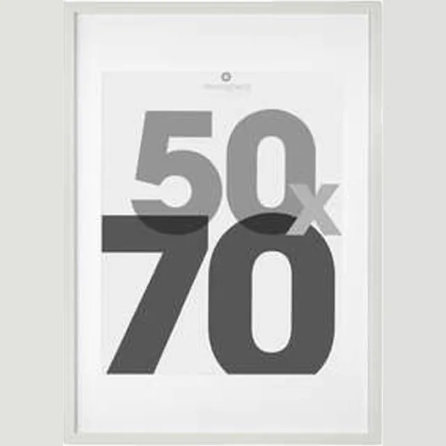Atmosphera Créateur d'intérieur® FOTOKADER 50 X 70 CM - MDF - WIT - MET PASSE PARTOUT
