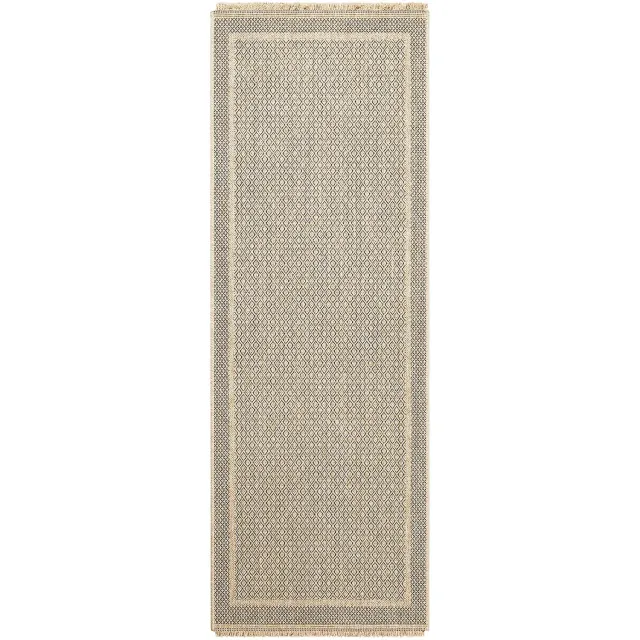 Surya Penny vloerkleed binnen en buiten jute-look beige zwart