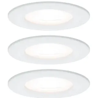 Paulmann Inbouwspot Led Nova Rond Wit Ip44 51mm Gu10 3x6,5w