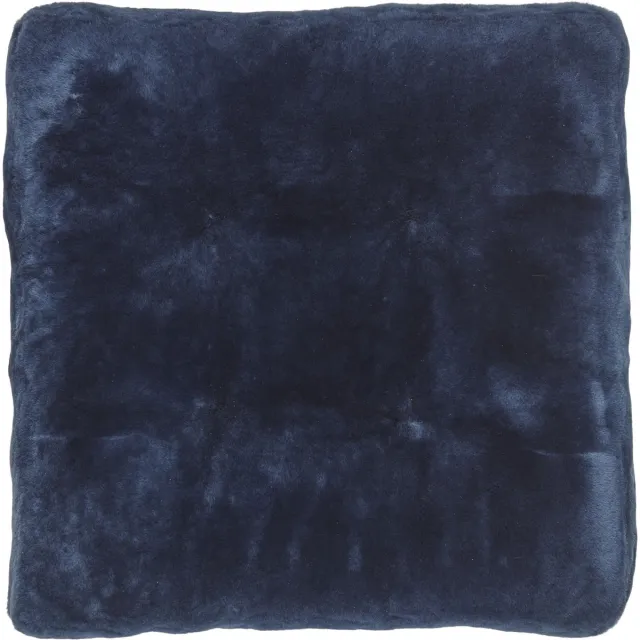 Sheepskin House Mocassin Stoel Kussen - 40x40 cm Navy Blue