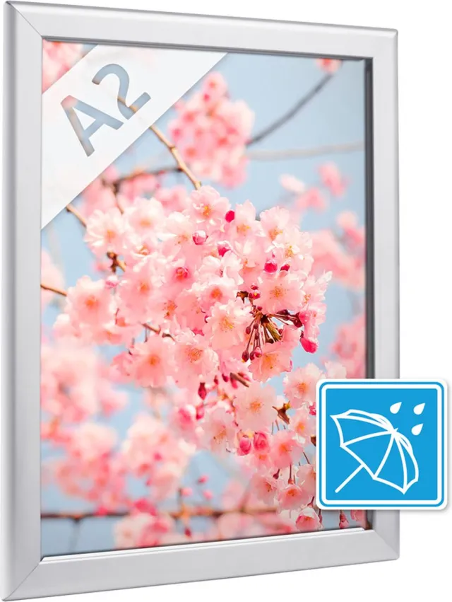 B Base 5PACK Kliklijsten verstek profiel Waterproof A2 zeer robuust 32mm outdoor frame 420x594 mm aluminium