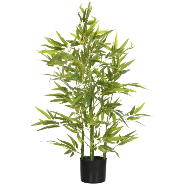 ZYLARO Kunstboom - 5 stammen - 504 bladeren - Kunststof - Heavy Duty pot Groen