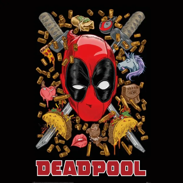 DC Comics Deadpool Chimichanga - Maxi Poster - 61 x 96.5 cm Multi color