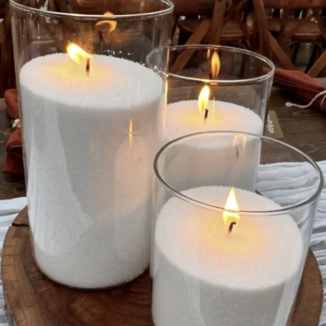Silvay Zandkaars 500g – 30 Lontjes – 120 Uur Brandduur – Veilig & Milieuvriendelijk Wit 1