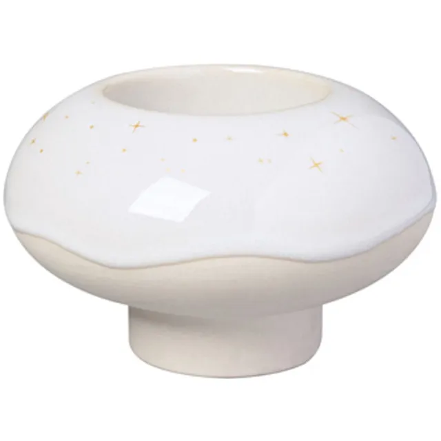 LIKE BY VILLEROY & BOCH Villeroy & Boch Winter Glow Kaarshouder Donut wit, beige
