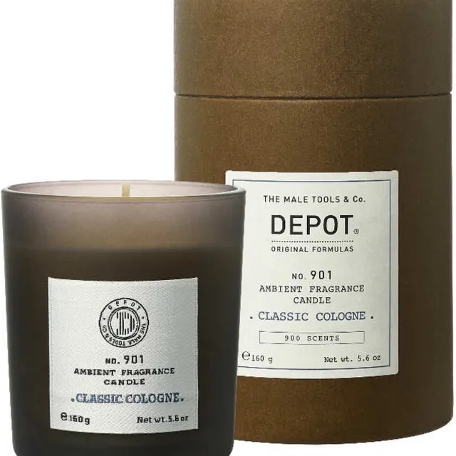 Depot No. 901 Ambient Fragrance Candle Classic Cologne wit