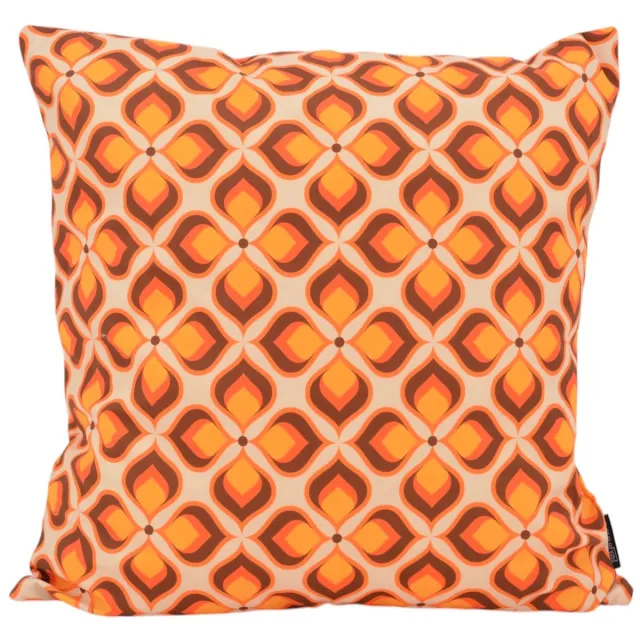 Gek op Kussens! Sierkussen Retro Style #13 | 45 x 45 cm | Katoen/Polyester Bruin-Geel