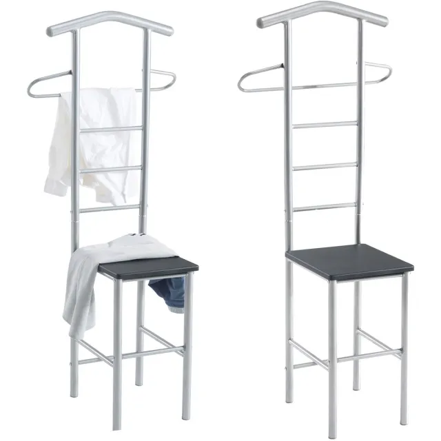 IDIMEX Kledingrek JIVO, set van 2 - zwart