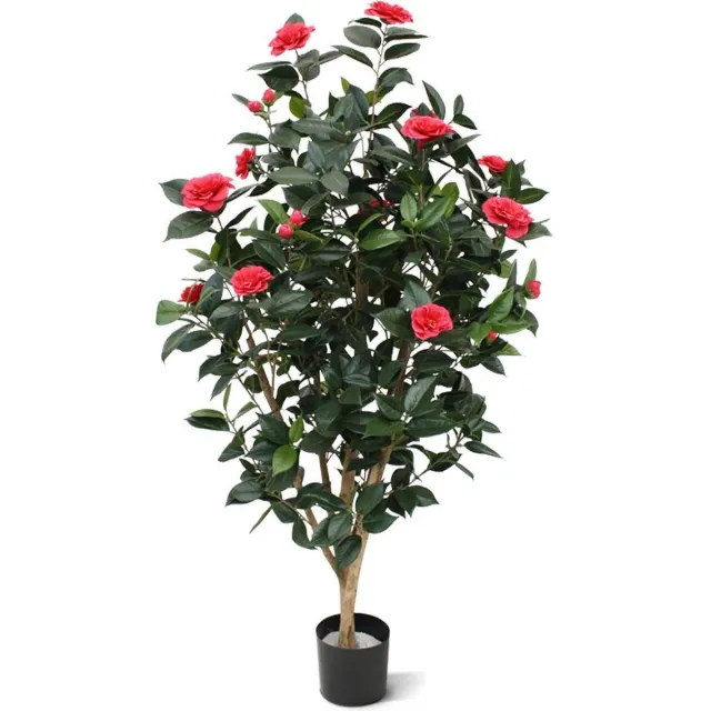 maxifleur Kunstplanten Camelia Japonica deluxe kunstplant 150cm - rose Roze