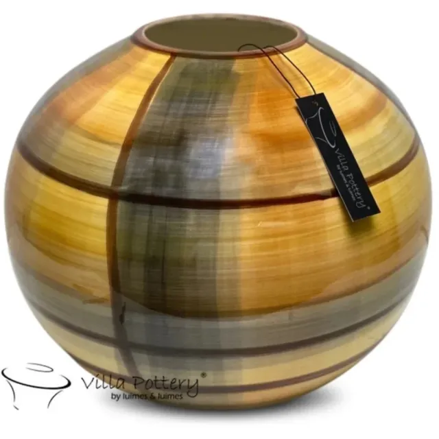 Villa Pottery Toulouse 9-2A Vaas H27 x geel