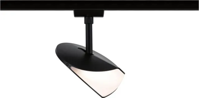 Paulmann 94961 URail LED-railspot met 3-staps dimfunctie, Alejandro, 800lm, 10W, 3000K, dimbaar, 230V, matzwart, railsysteem