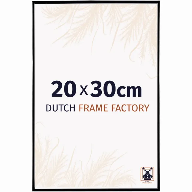 Dutch Frame Factory Fotolijst 20x30 cm - Kunststof - Zwart Hoogglans - Easy