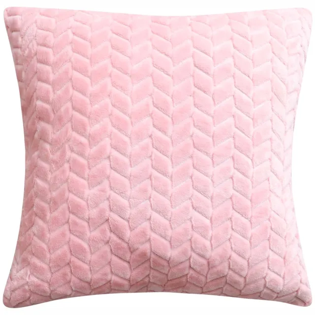 MEBLE ODNOWA Jodełka - Sierkussenhoes - Roze - 40x40 cm