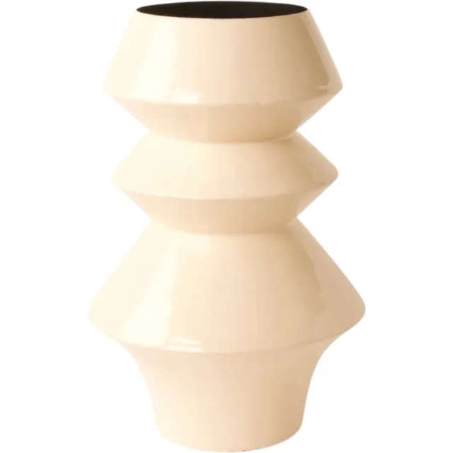 Winq Vaas Amaris 34cm Crème-vaas decoratie-Vaas voor bloemen