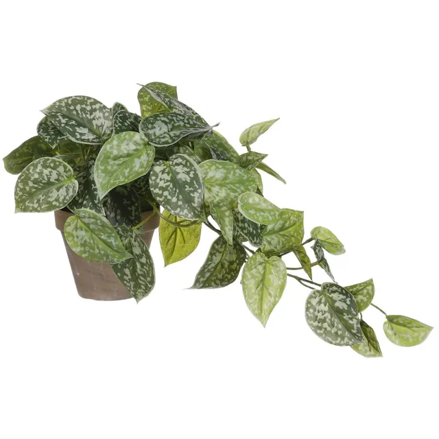 Mica Decorations Scindapsus Kunstplant in Bloempot Stan - H44 x Ø17 cm - Groen