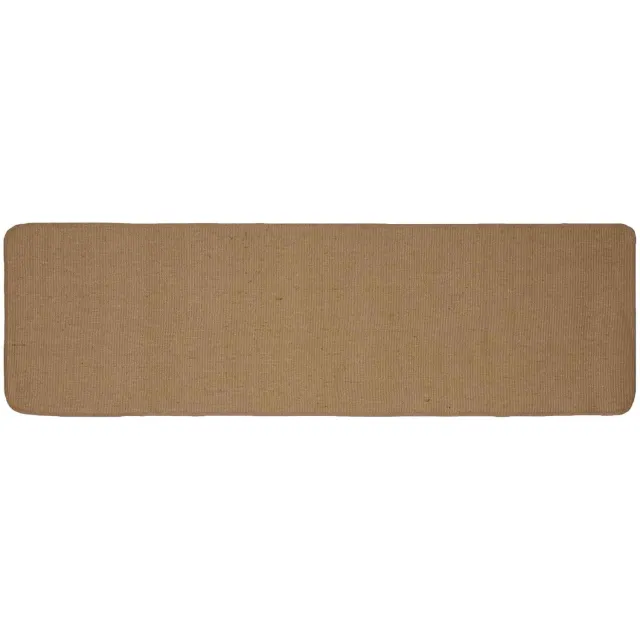 vidaXL Gebied - Tapijt - Lichtbruin - 60 - x - 200 - cm - Jute Licht bruin
