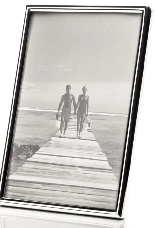 Silver plated fotolijst 9x13
