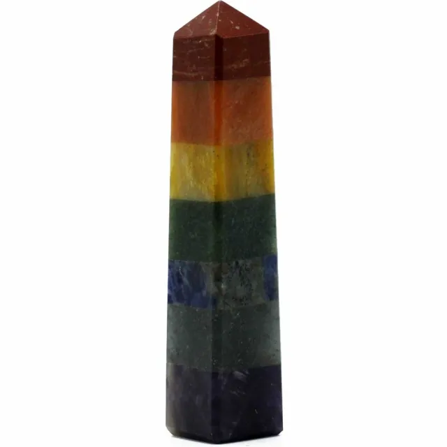 Ancient Wisdom Chakra Obelisk multicolor