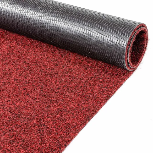 ANRO Loper Rood 200x100cm – Schoonloopmat Gangloper Antislip Wasbaar Vuilvangmat Op