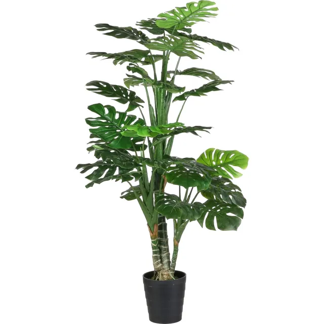 Mica Decorations Monstera Kunstplant - H160 x Ø80 cm - Groen