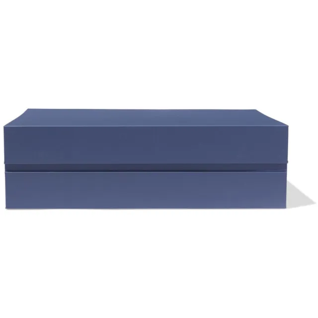 HEMA Doos met magnetische deksel A4 karton blauw