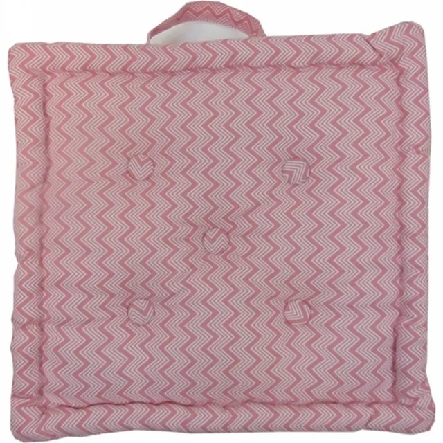 Linen & More Mattress Fine Zigzag F | 40 X 40 | Sierkussen Voor Woonkamer Of Slaapkamer Roze