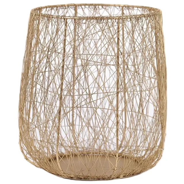 Rasteli Windlicht - metaal - goud - D31 x H32 cm