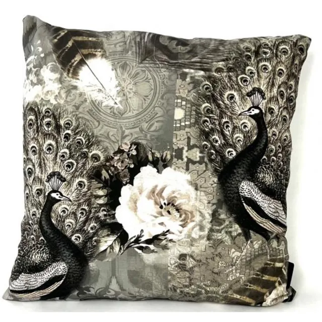 Madison sierkussen 45x45 cm Peacock Taupe