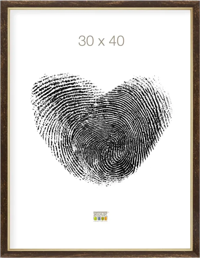 Deknudt Frames fotolijst S46AA3 - goudkleur met biesje - foto 30x40 cm