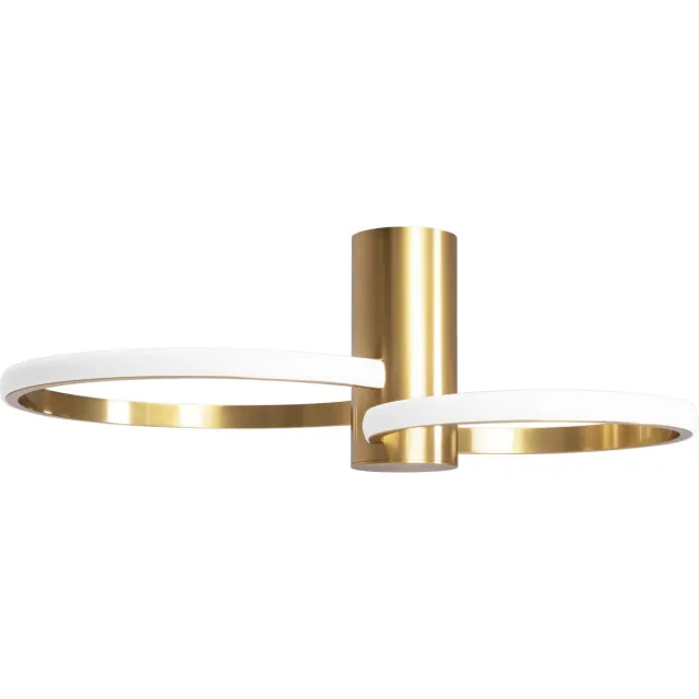 TooLight App1403-Cw Plafonnière Geborsteld Goud 50X30,5X15Cm
