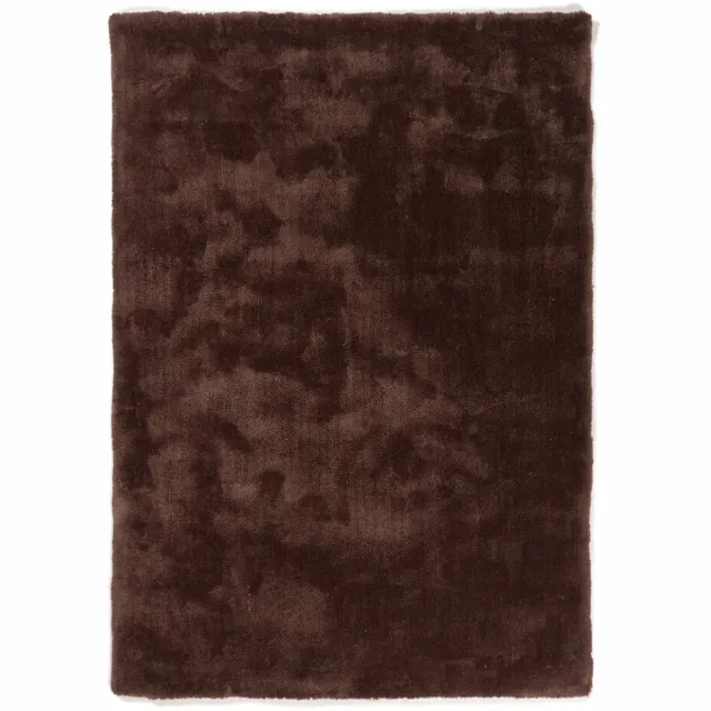 DÉJA Living Vloerkleed 130x190cm - Laagpolig Donker Taupe Stof - Civar