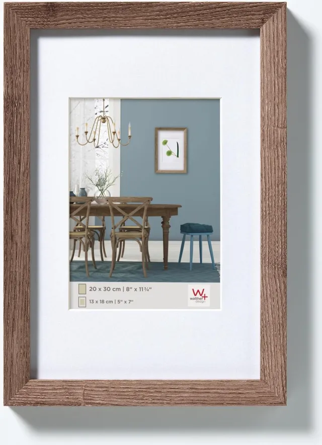 Walther Fiorito - MDF Houten lijst - Fotoformaat 20x30 cm - Walnoot