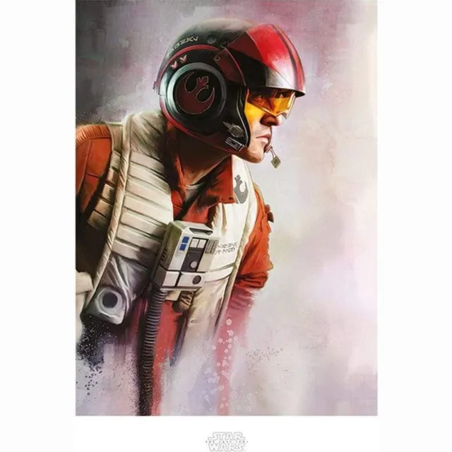 Pyramid Kunstdruk Star Wars - The Last Jedi Poe Paint 60x80cm Divers