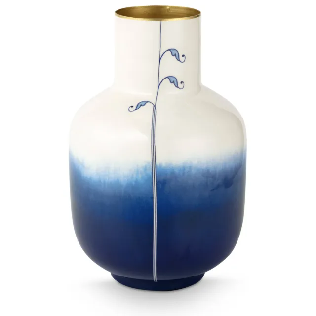 Pip Studio vaas Pip & The Blue Bird (30 cm) Blauw/Wit