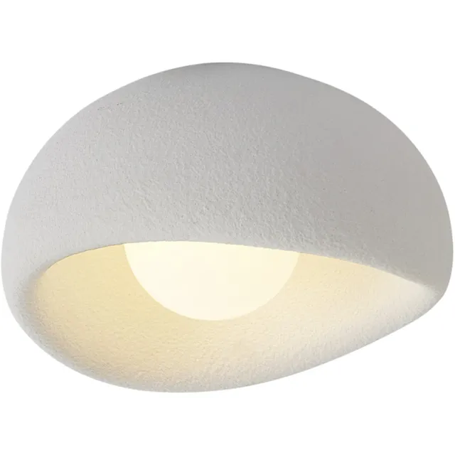 QAZQA japandi plafondlamp - Wabi - wit, 40cm, ideaal als hal, woonkamer en slaapkamer lamp