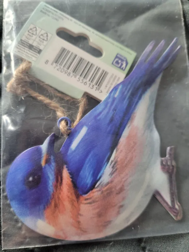 Home Accents Tuindecoratie Vogel Blauw Blauw roze wit