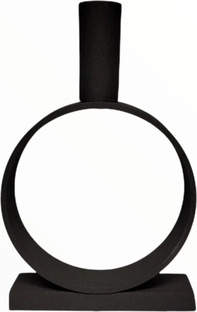 Branded by Kandelaar - Ring - Zwart - Metaal - 20 cm